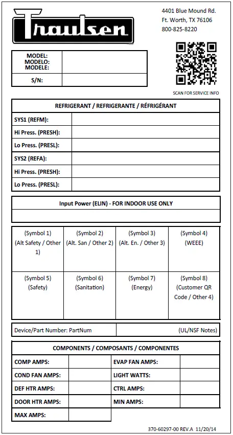 Traulsen RHT226WPUT-FHG Stainless Steel Two Section Glass Door Shallow Depth Pass-Through Refrigerator-1 