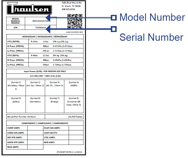 Traulsen RHT226WPUT-FHG Stainless Steel Two Section Glass Door Shallow Depth Pass-Through Refrigerator-17