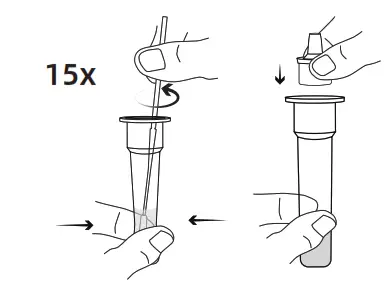 USTAR EasyNAT COVID 19 RNA Test for Self Testing - Swab 1
