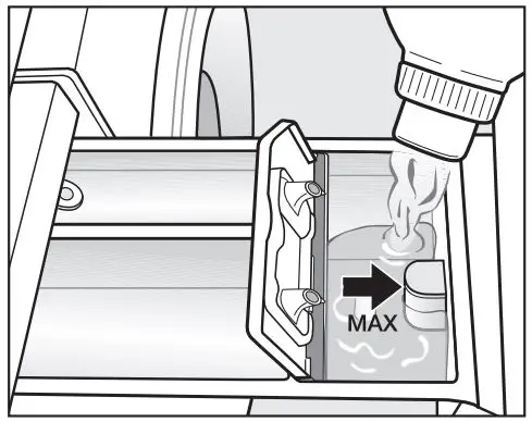 Miele WXD 160 Front Loading Washing Machine Instruction Manual - Adding fabric softener