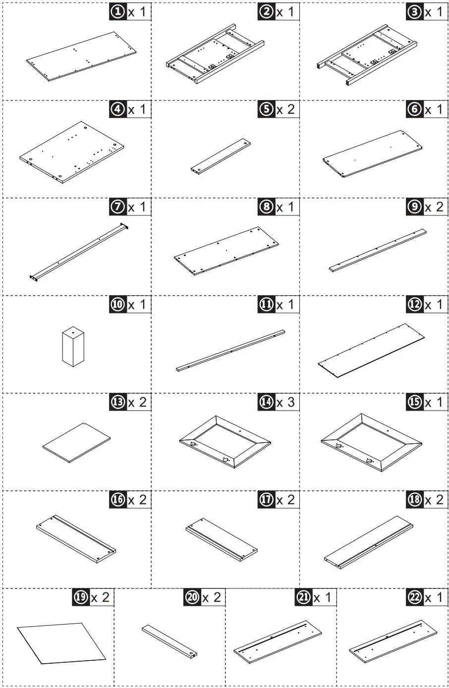 HOMCOM 835 404 White MDF Modern Sideboard Serving Buffet Storage Cabinet Cupboard - Figure 11