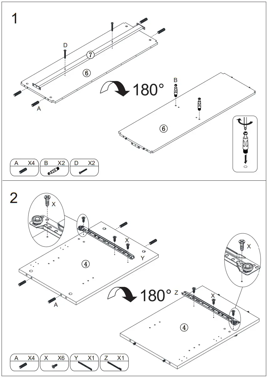 HOMCOM 835 404 White MDF Modern Sideboard Serving Buffet Storage Cabinet Cupboard - Figure 13