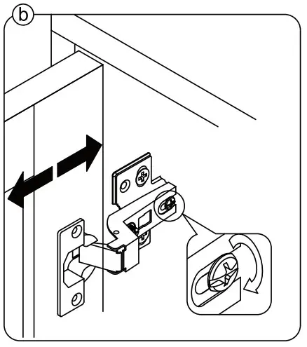 HOMCOM 835 404 White MDF Modern Sideboard Serving Buffet Storage Cabinet Cupboard - Figure 8