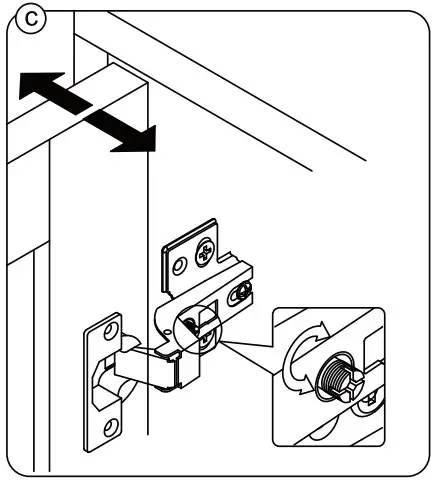 HOMCOM 835 404 White MDF Modern Sideboard Serving Buffet Storage Cabinet Cupboard - Figure 9