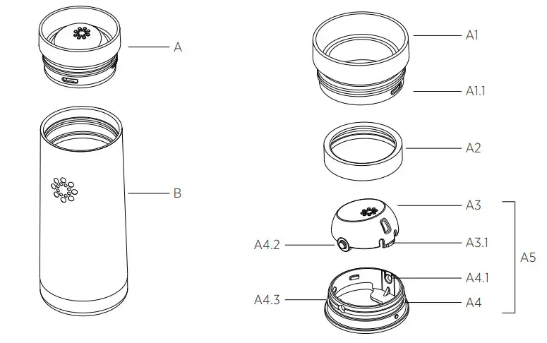 lifefactory 16oz Stainless Steel Vacuum Insulated Tumbler - Figure 1