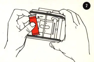 graflex Rapid-Vance 120 Roll Film Holder Instruction Manual - Inserting the loaded spool