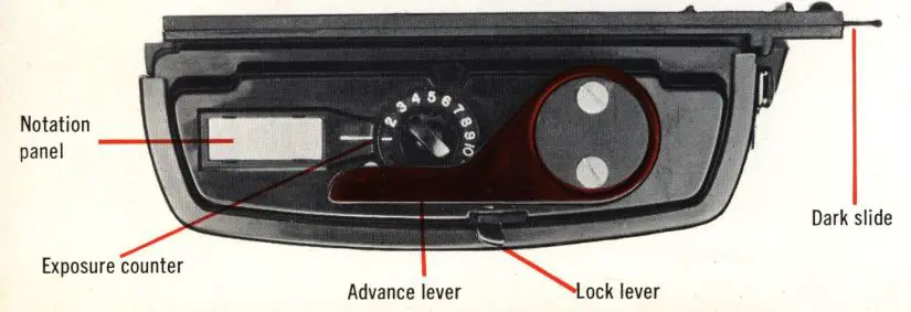 graflex Rapid-Vance 120 Roll Film Holder Instruction Manual - Rapid -Vance 120 Roll Film Holder