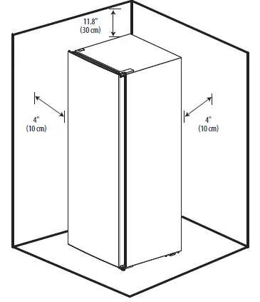 insignia NS-UZ7WH0 7 Cu. Ft. Upright Freezer. 9