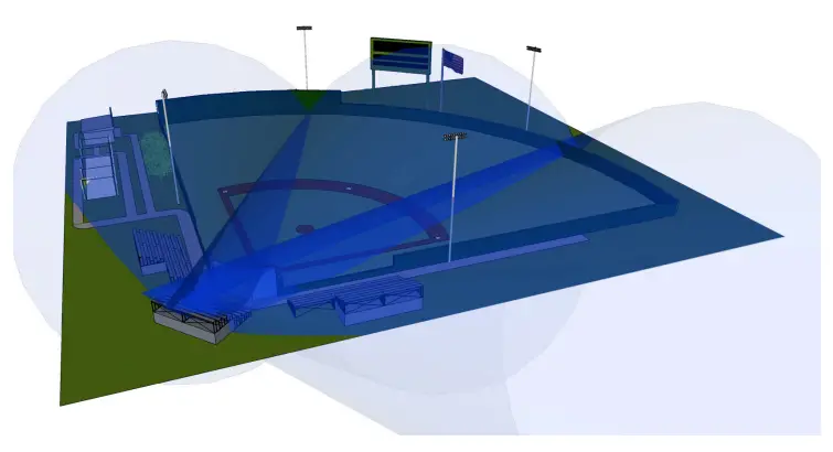 DANLEY OS12CX Compact Loudspeaker - BASEBALL FIELD