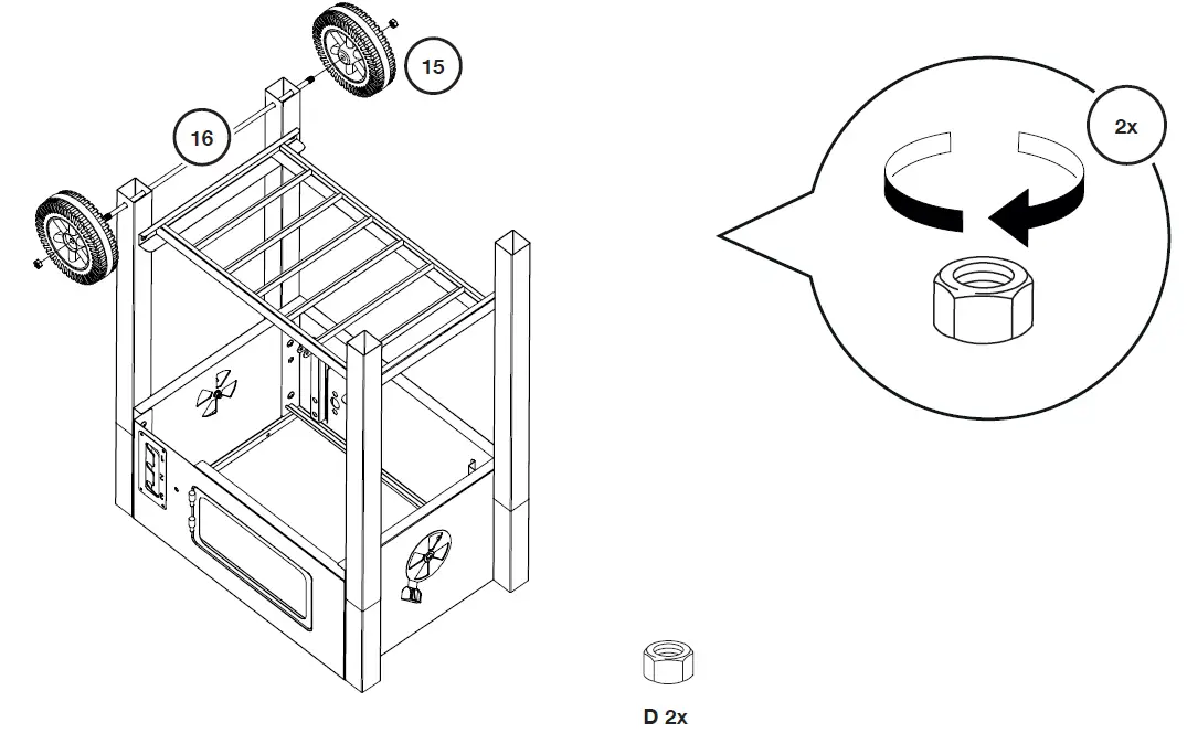 VonHaus 2500330 Compact Charcoal BBQ 11