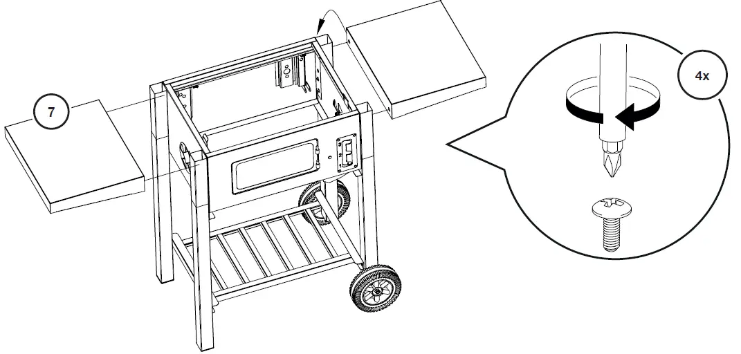 VonHaus 2500330 Compact Charcoal BBQ 12