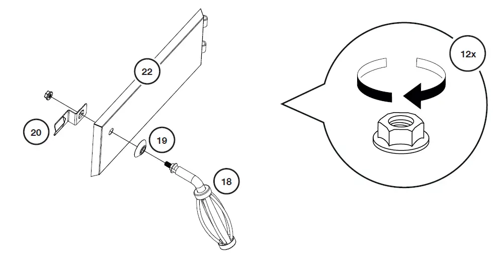 VonHaus 2500330 Compact Charcoal BBQ 15