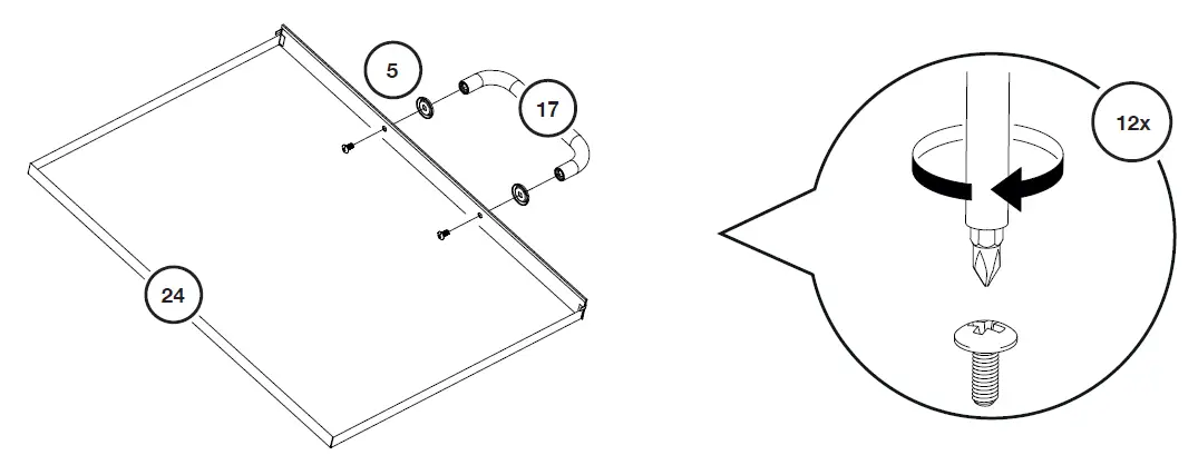 VonHaus 2500330 Compact Charcoal BBQ 17