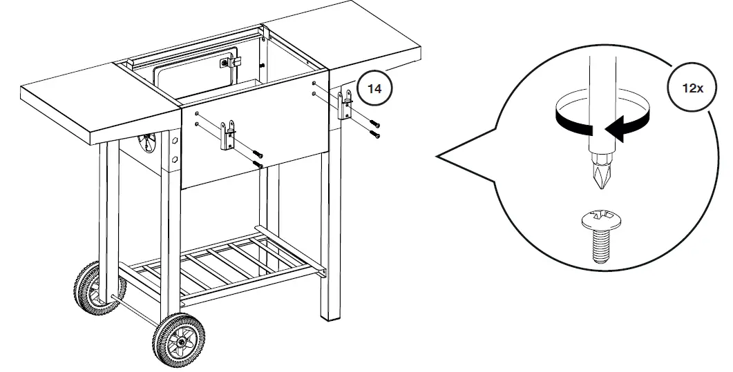 VonHaus 2500330 Compact Charcoal BBQ 19