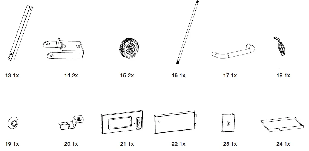 VonHaus 2500330 Compact Charcoal BBQ 3