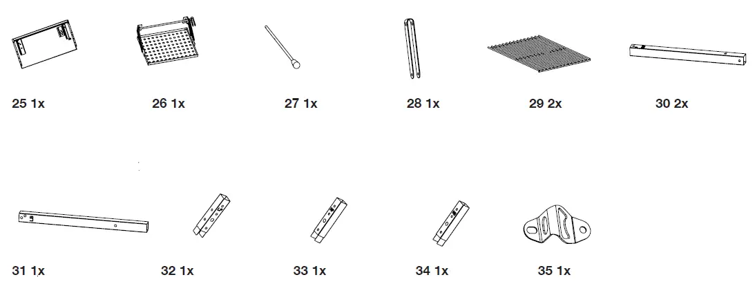 VonHaus 2500330 Compact Charcoal BBQ 4