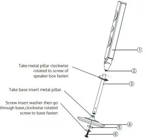 TOWER SPEAKER ASSEMBLY