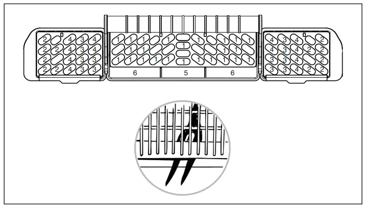 SHARP SDW6757ES 24 Inch Top Control Stainless Steel Dishwasher - LOADING THE THIRD RACK 2