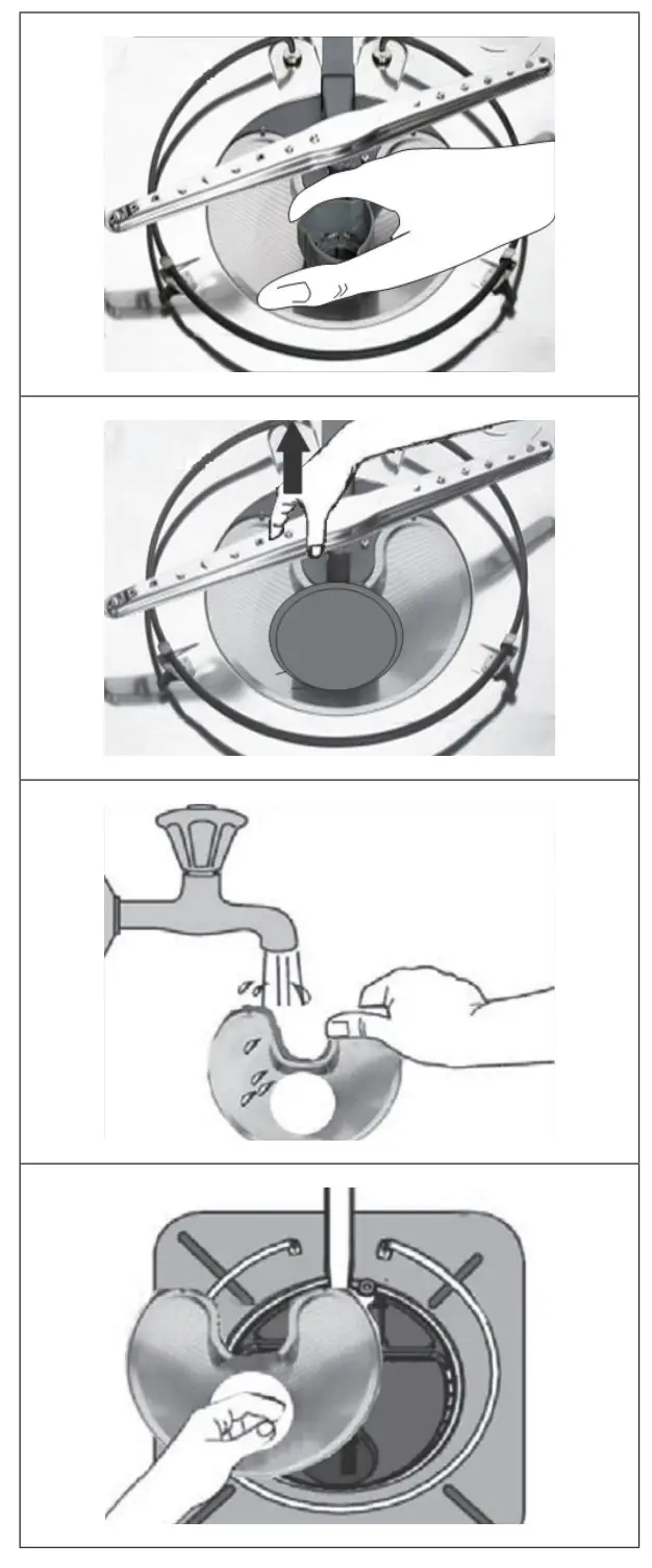 SHARP SDW6757ES 24 Inch Top Control Stainless Steel Dishwasher - LOADING THE THIRD RACK11