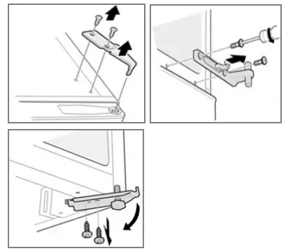 BOMANN KG 184.1 Household Fridge Freezer - prevent the door from sliding