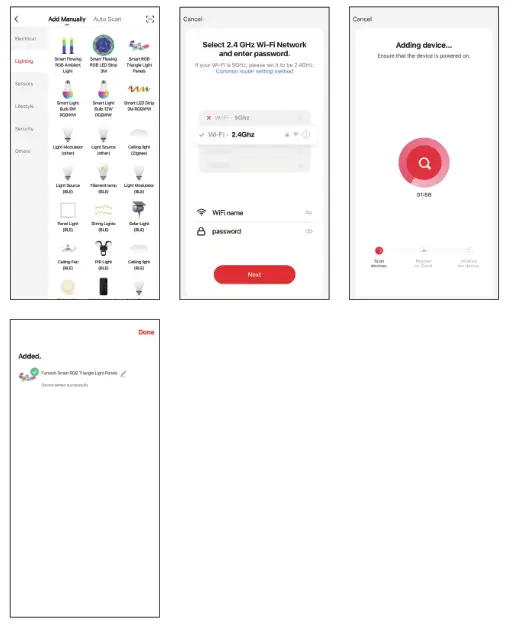 FANTECH Smart RGB Triangle Light Panels - fig 12