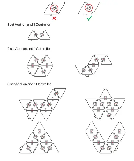FANTECH Smart RGB Triangle Light Panels - fig 3