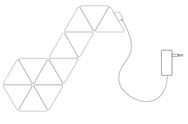 FANTECH Smart RGB Triangle Light Panels - fig 4