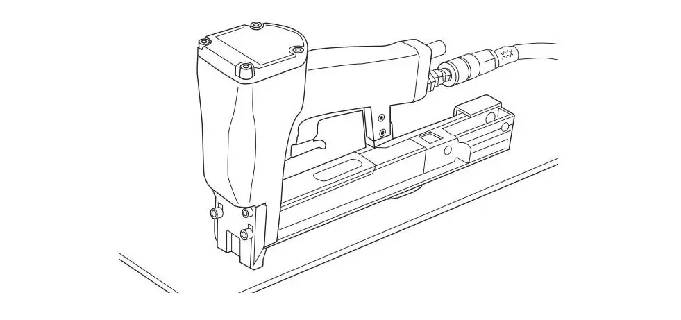 Uline H-3535 Kihlberg Jk35-590 Wide Crown Pneumatic Tacker User Manual