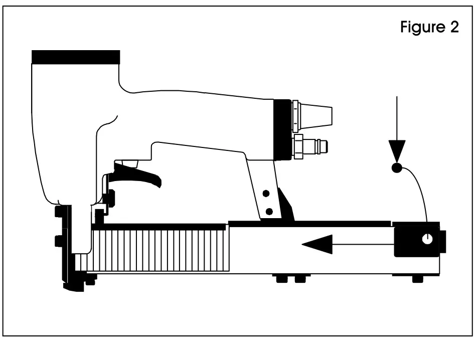 ULINE H-3535 Kihlberg JK35-590 Wide Crown Pneumatic Tacker - Figure 2