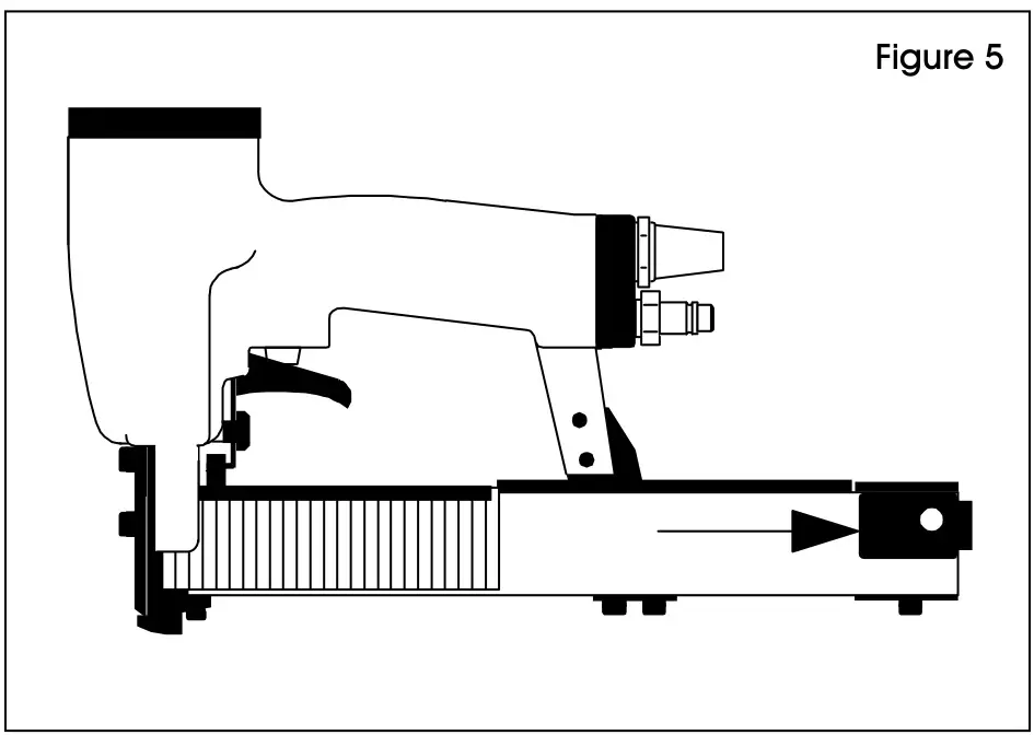 ULINE H-3535 Kihlberg JK35-590 Wide Crown Pneumatic Tacker - Figure 5