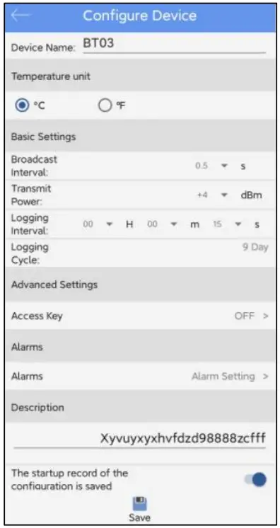 TZONE TZ-BT03 Bluetooth Low Energy Temperature Data Logger - Figure 11