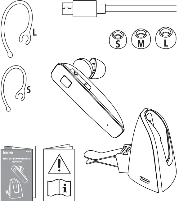 hama 00184110 Mono-Bluetooth Headset 01