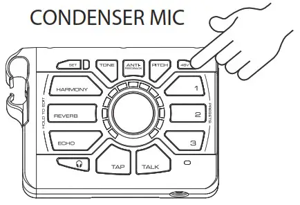 TC HELICON PERFORM-VK Ultimate Mic Stand-Mount Vocal - CONDENSER MIC