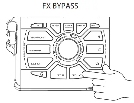 TC HELICON PERFORM-VK Ultimate Mic Stand-Mount Vocal - FX BYPASS