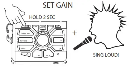 TC HELICON PERFORM-VK Ultimate Mic Stand-Mount Vocal - “SET” FLASHES WHEN COMPLETE