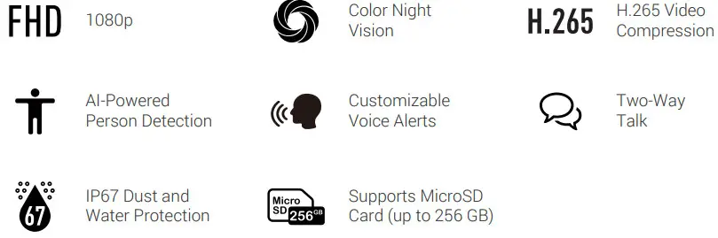 EZVIZ C3W-Pro Smart Home -fingertips