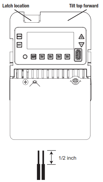 INTERMATIC ET2845CR Electronic 4 Circuit Astronomic 365 7 Day Time Switch - fig