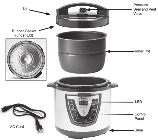 PowerXL PCXL-PRO6 Pressure Cooker - 2