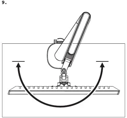 DELTACO GAMING GAM-134 Desk Mount Arm Multi-Color LEDS-14