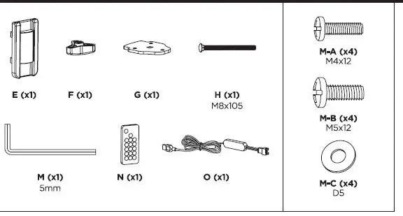 DELTACO GAMING GAM-134 Desk Mount Arm Multi-Color LEDS-3