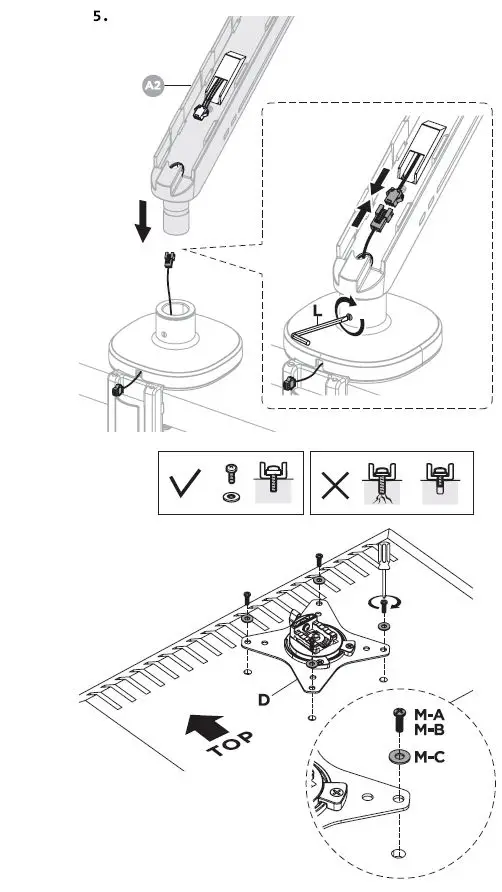 DELTACO GAMING GAM-134 Desk Mount Arm Multi-Color LEDS-8