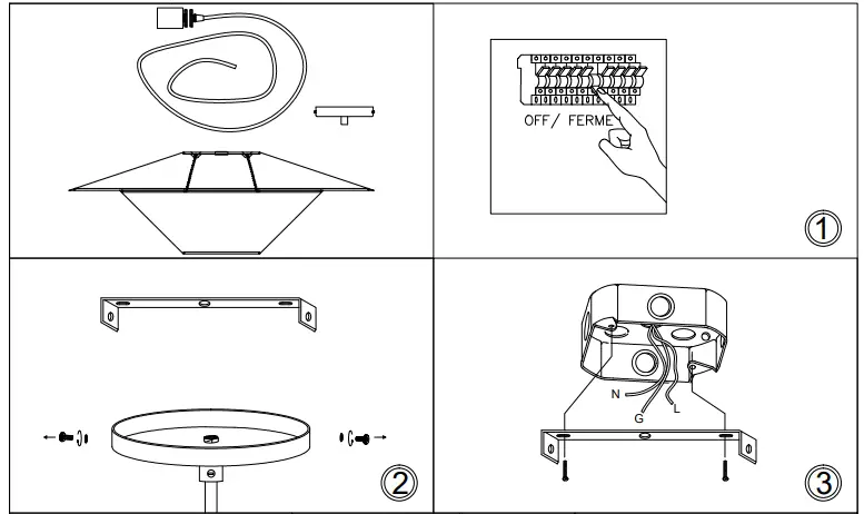 Dainolite-PSO-241P-Poseidon-1-Light-24-inch-Instruction-FIG-1