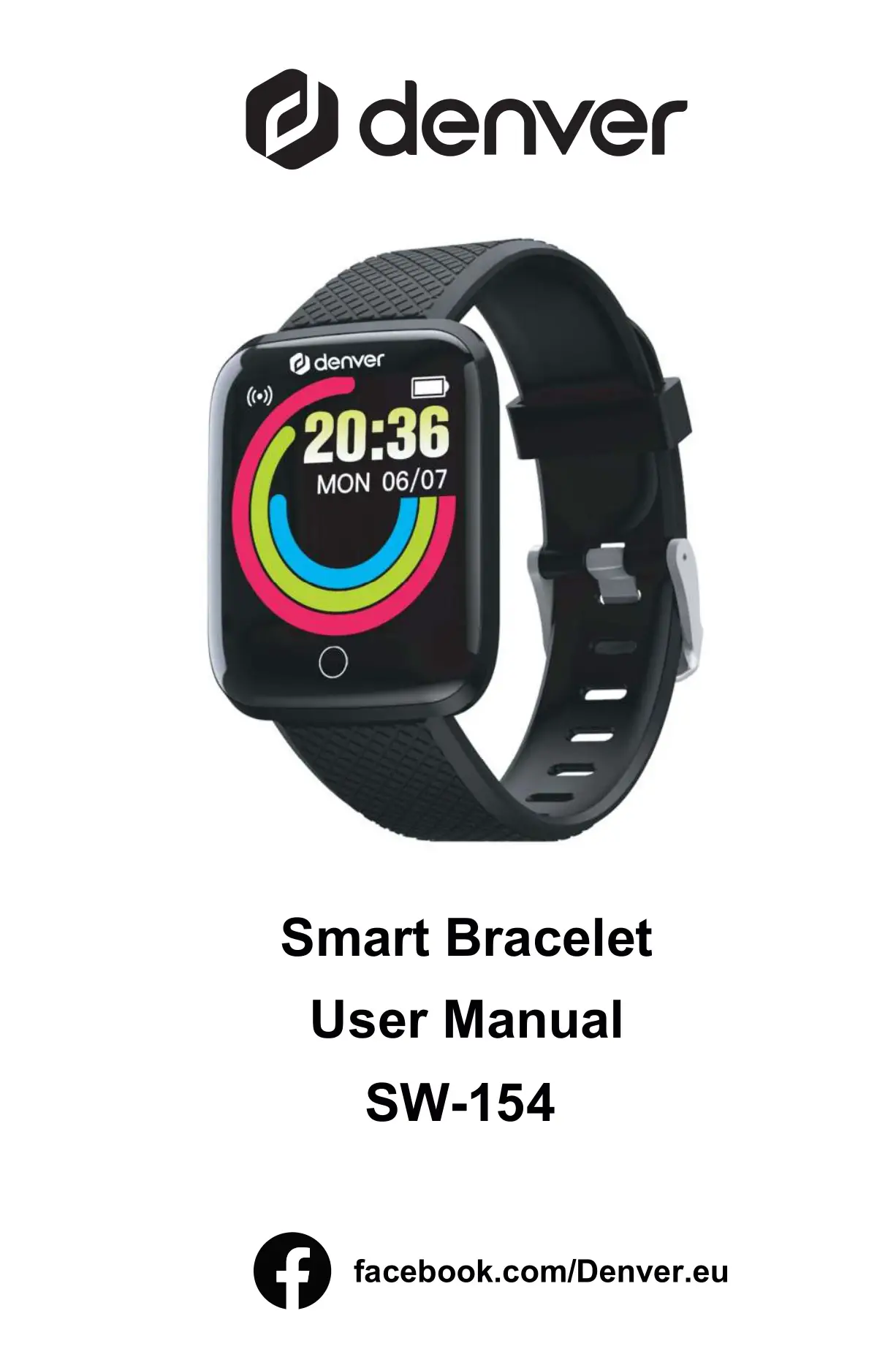 denver SW-154 Smartwatches User Manual