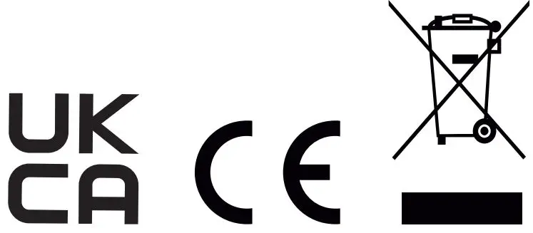 ukca, ce, disposal icon