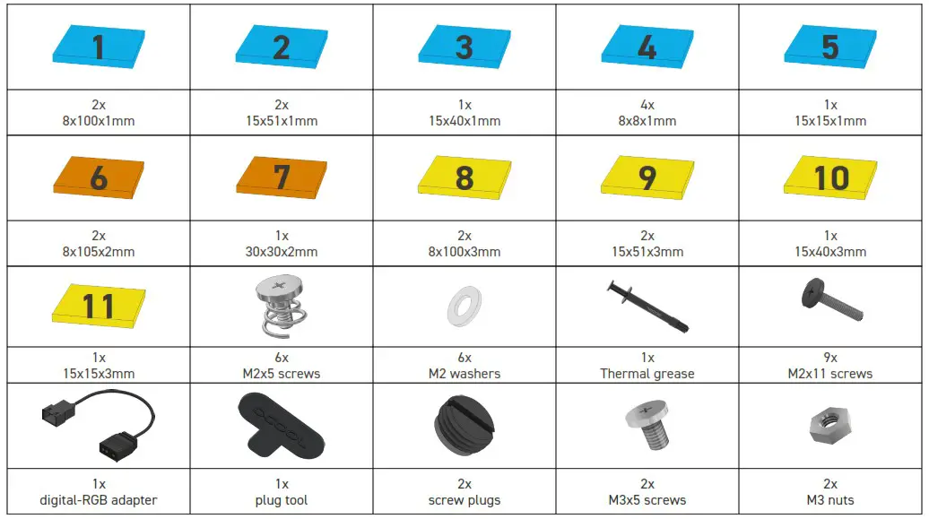 Alphacool Core Eisblock Aurora RTX N 3090 Ti Suprim X INCL Bakplate - Accessories