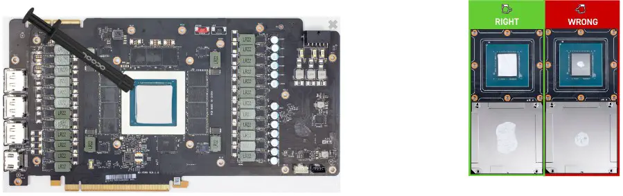 Alphacool Core Eisblock Aurora RTX N 3090 Ti Suprim X INCL Bakplate - Applying thermal paste