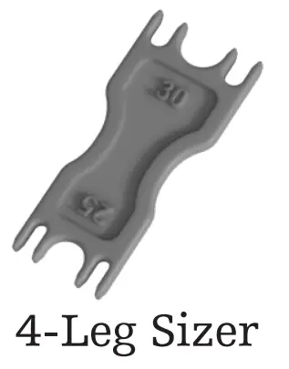 4-Leg Sizer