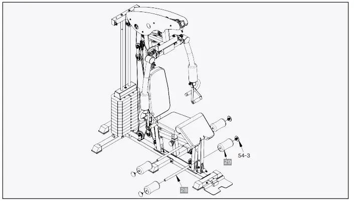 CORTEX GS7 Multi Station Home Gym - 11