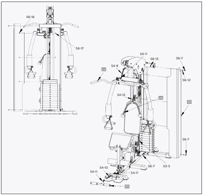 CORTEX GS7 Multi Station Home Gym - 12