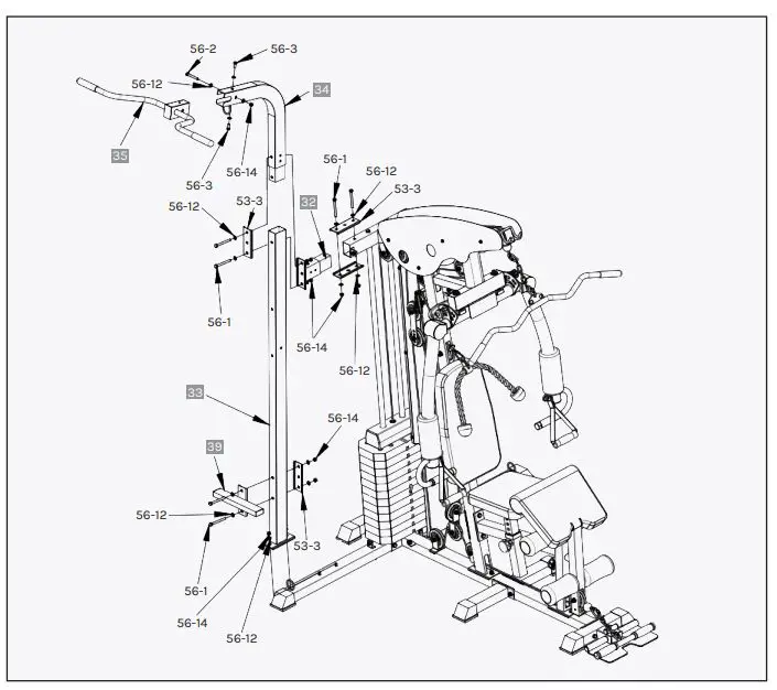 CORTEX GS7 Multi Station Home Gym - 13